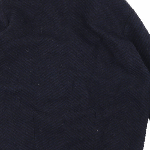 ASOS Womens Blue   Overcoat Coat Size 8