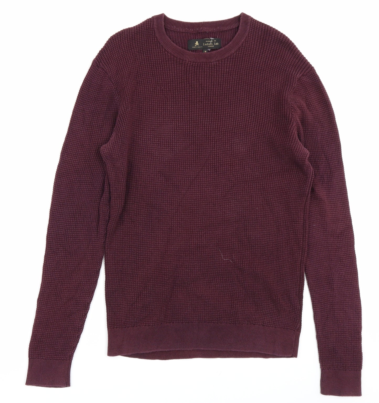 Label Lab Mens Purple   Pullover Jumper Size M