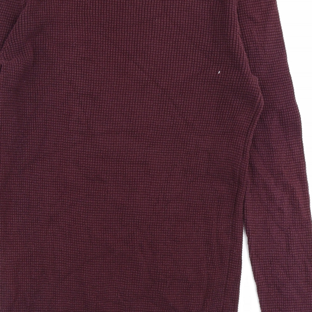 Label Lab Mens Purple   Pullover Jumper Size M