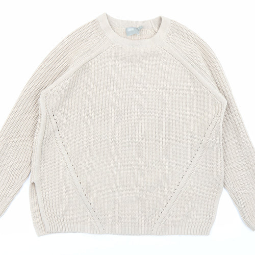 ASOS Womens Beige  Knit Pullover Jumper Size 6