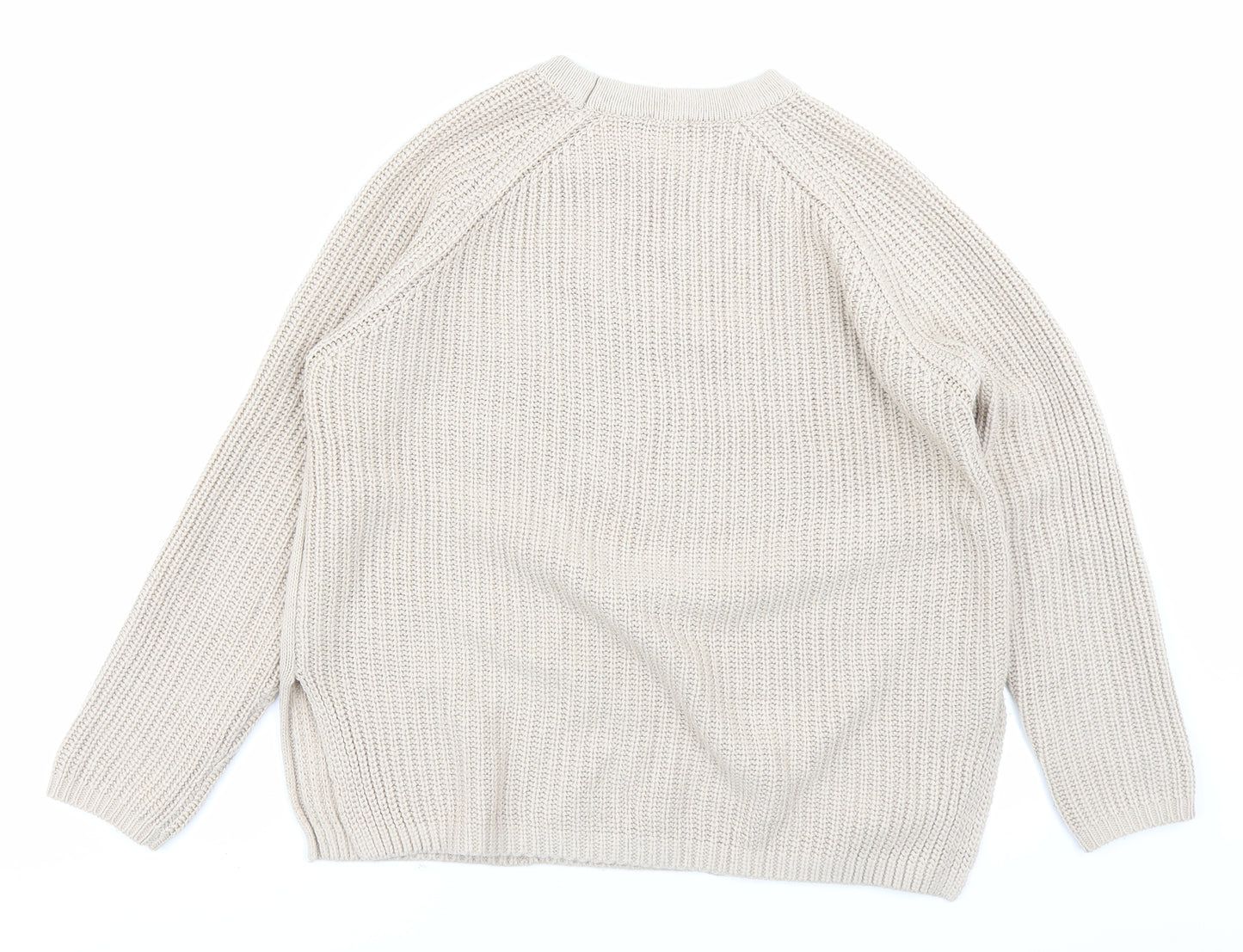 ASOS Womens Beige  Knit Pullover Jumper Size 6