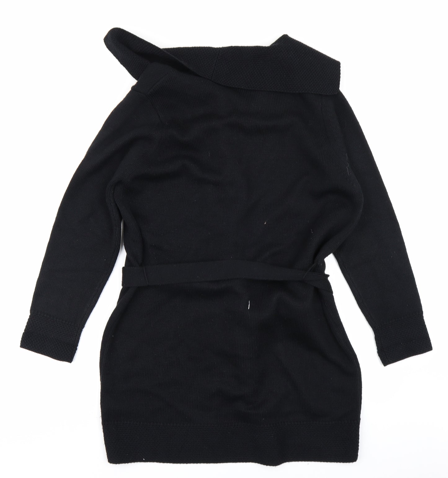 Marks & Spencer Womens Black  Knit Cardigan Jumper Size 14