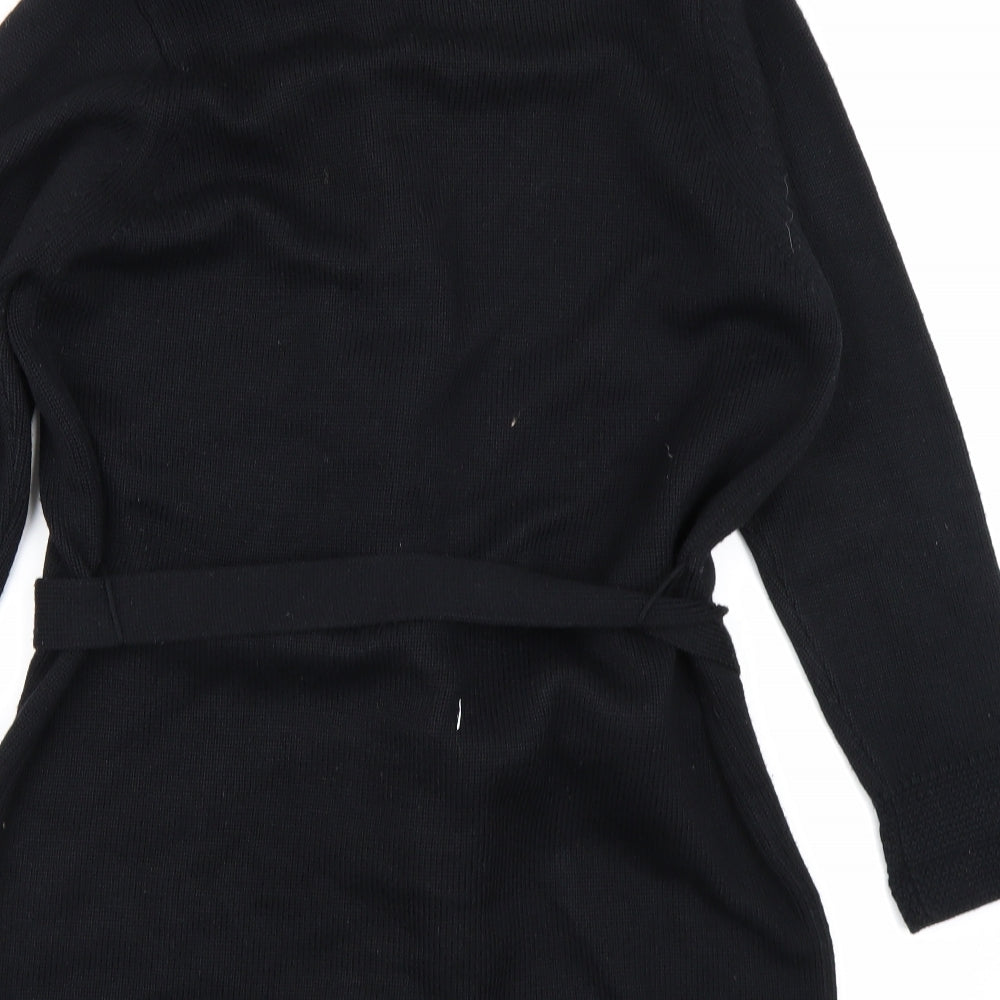 Marks & Spencer Womens Black  Knit Cardigan Jumper Size 14