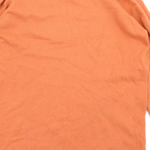 M&S Mens Orange  Knit Pullover Jumper
