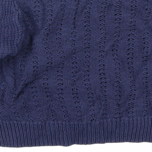 George Girls Blue  Knit Cardigan Jumper Size 3-4 Years