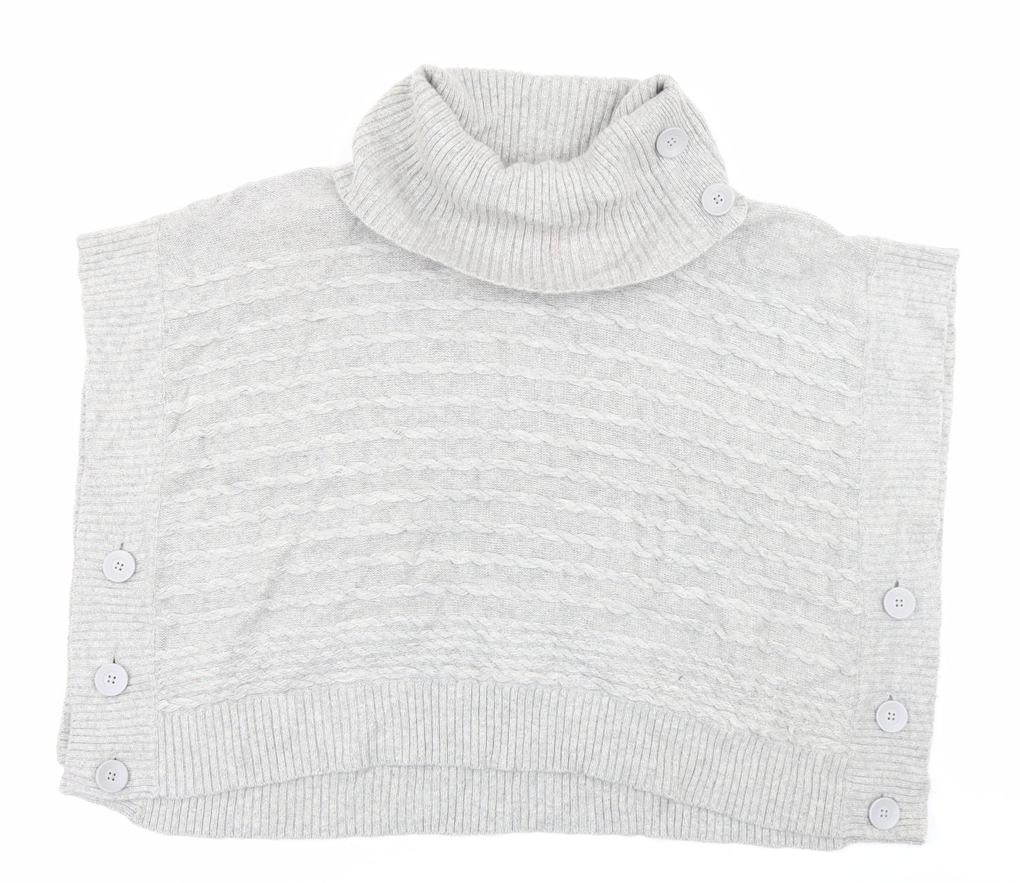 Monsoon Womens Grey  Knit Shrug Jumper Size S