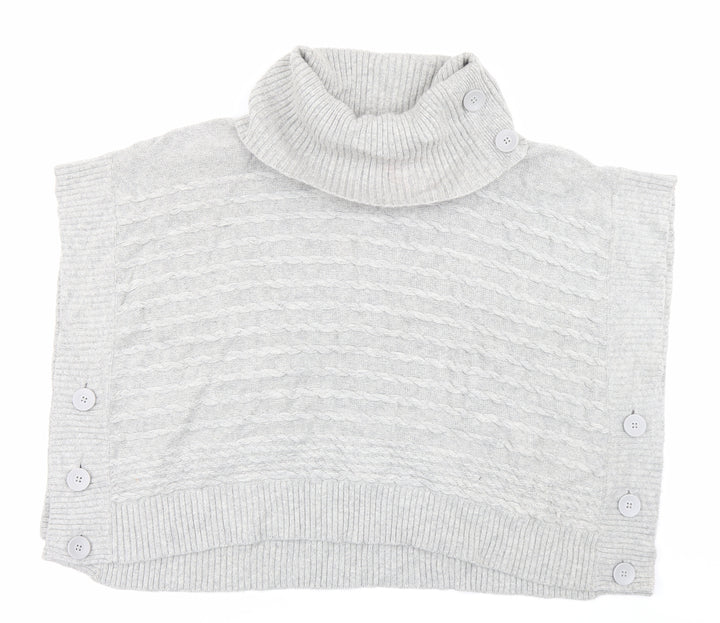 Monsoon Womens Grey  Knit Shrug Jumper Size S