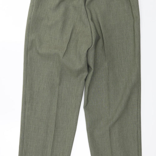 Marks and Spencer Womens Green   Trousers  Size 10 L26 in