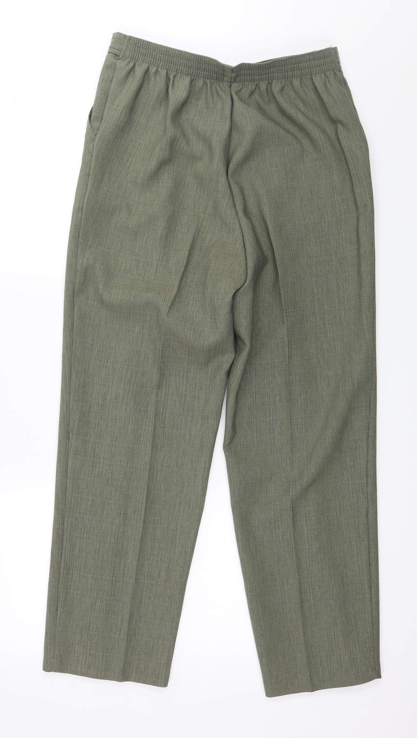 Marks and Spencer Womens Green   Trousers  Size 10 L26 in