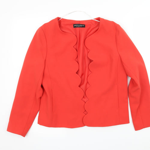 Dorothy Perkins Womens Red   Jacket  Size 8