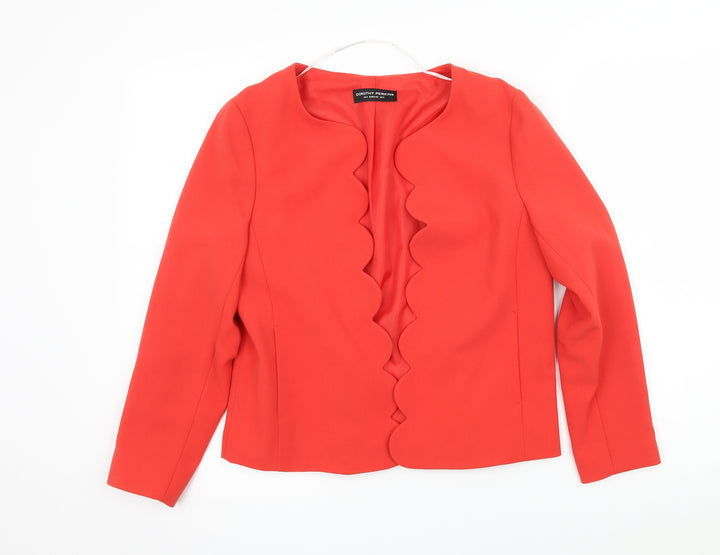 Dorothy Perkins Womens Red   Jacket  Size 8