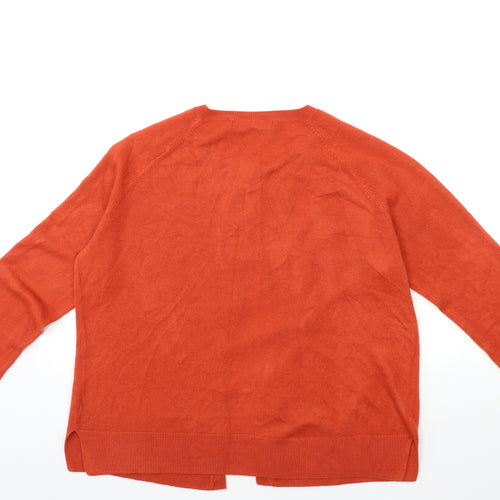 Very Womens Brown  Knit Pullover Jumper Size 16