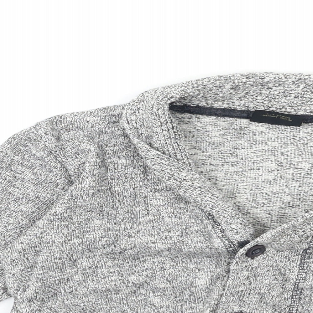 NEXT Boys Grey  Knit Cardigan Jumper Size 4-5 Years