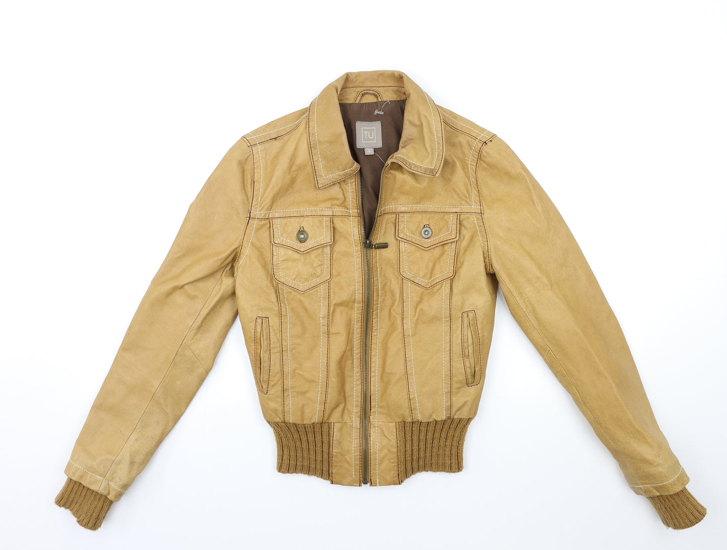 TU Womens Brown   Jacket Coat Size 8