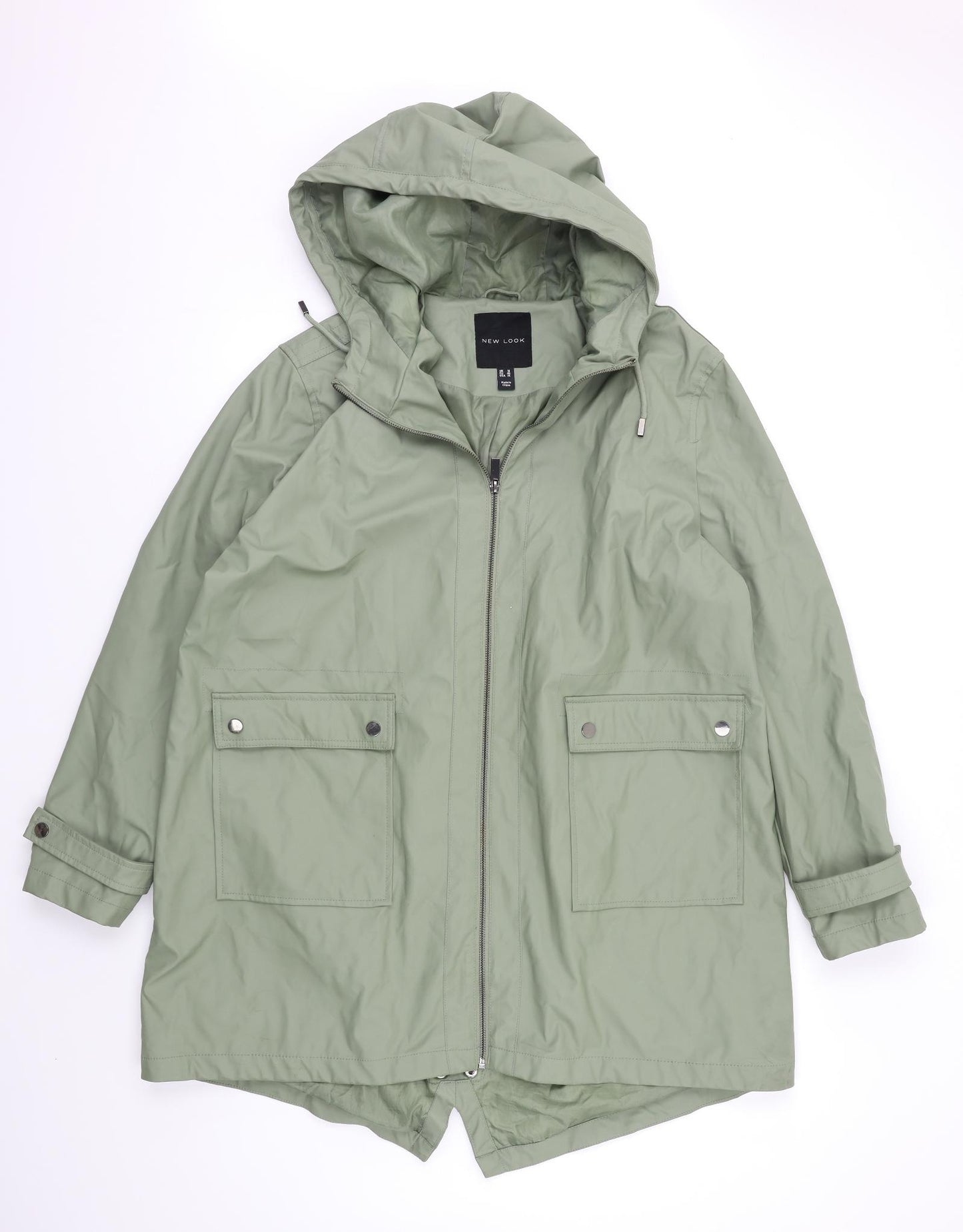 New Look Womens Green   Rain Coat Coat Size 18