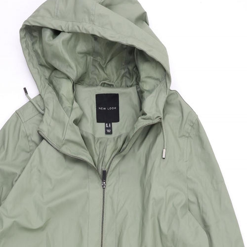 New Look Womens Green   Rain Coat Coat Size 18
