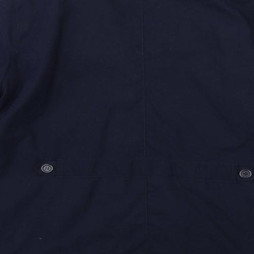 Marks and Spencer Womens Blue   Overcoat Coat Size 16