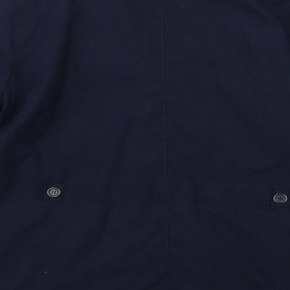 Marks and Spencer Womens Blue   Overcoat Coat Size 16