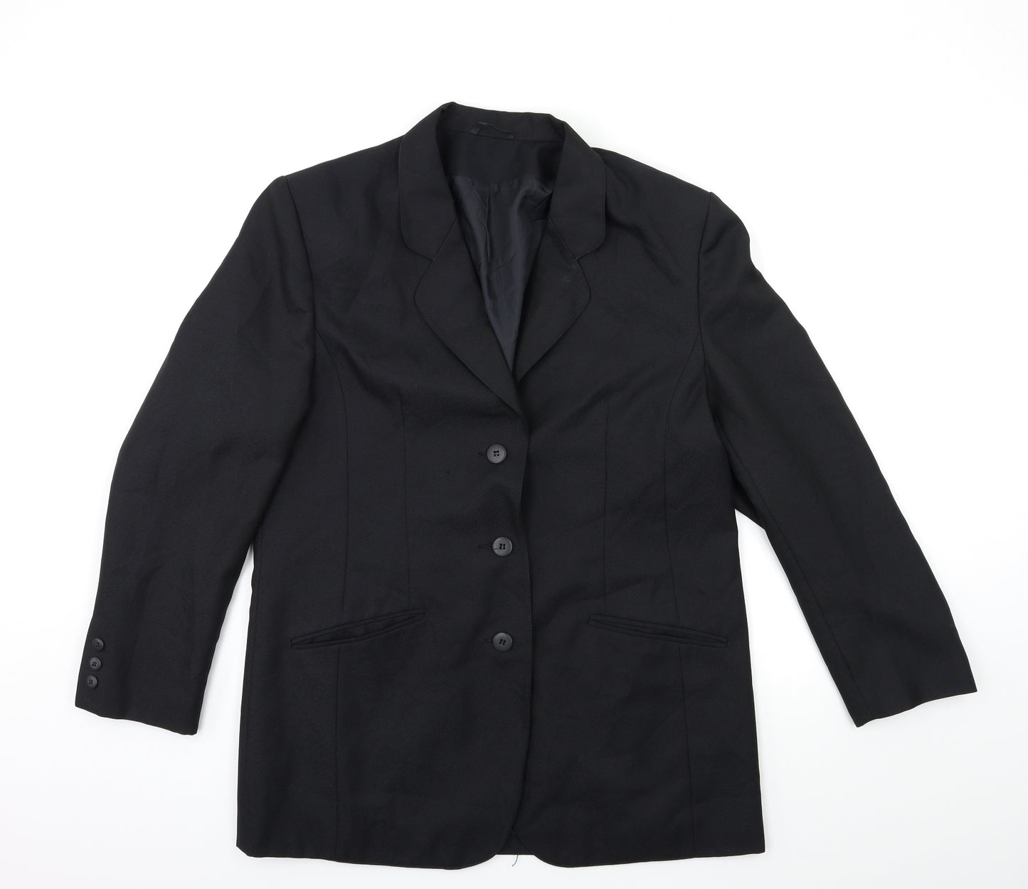 Classic Woman Womens Black   Jacket Suit Jacket Size 16