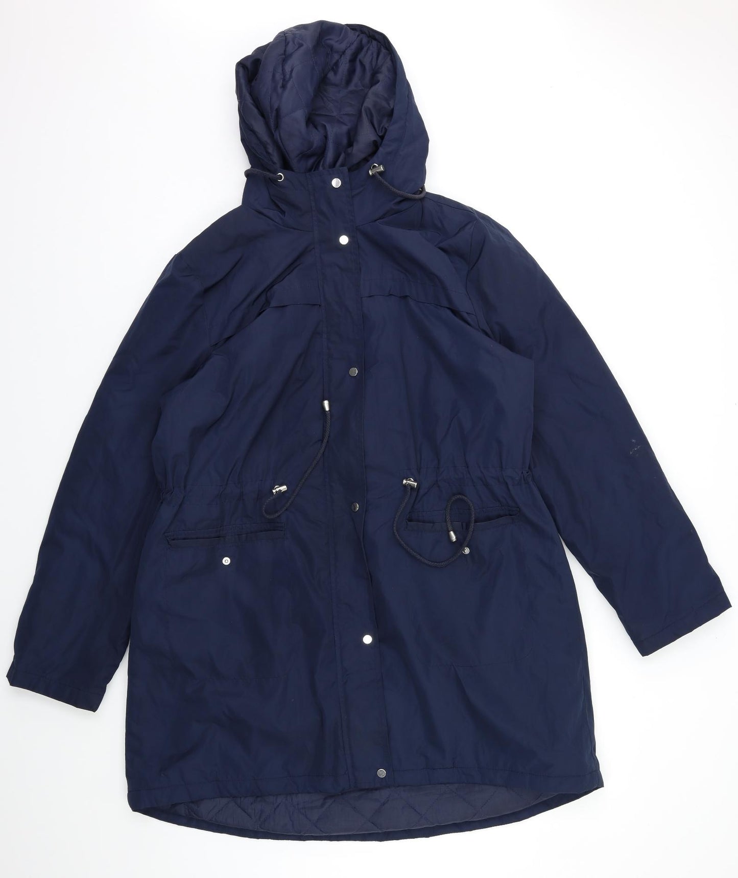 George Womens Blue   Overcoat Coat Size 18