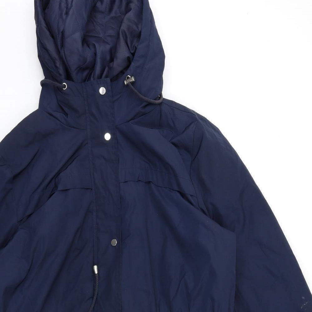George Womens Blue   Overcoat Coat Size 18