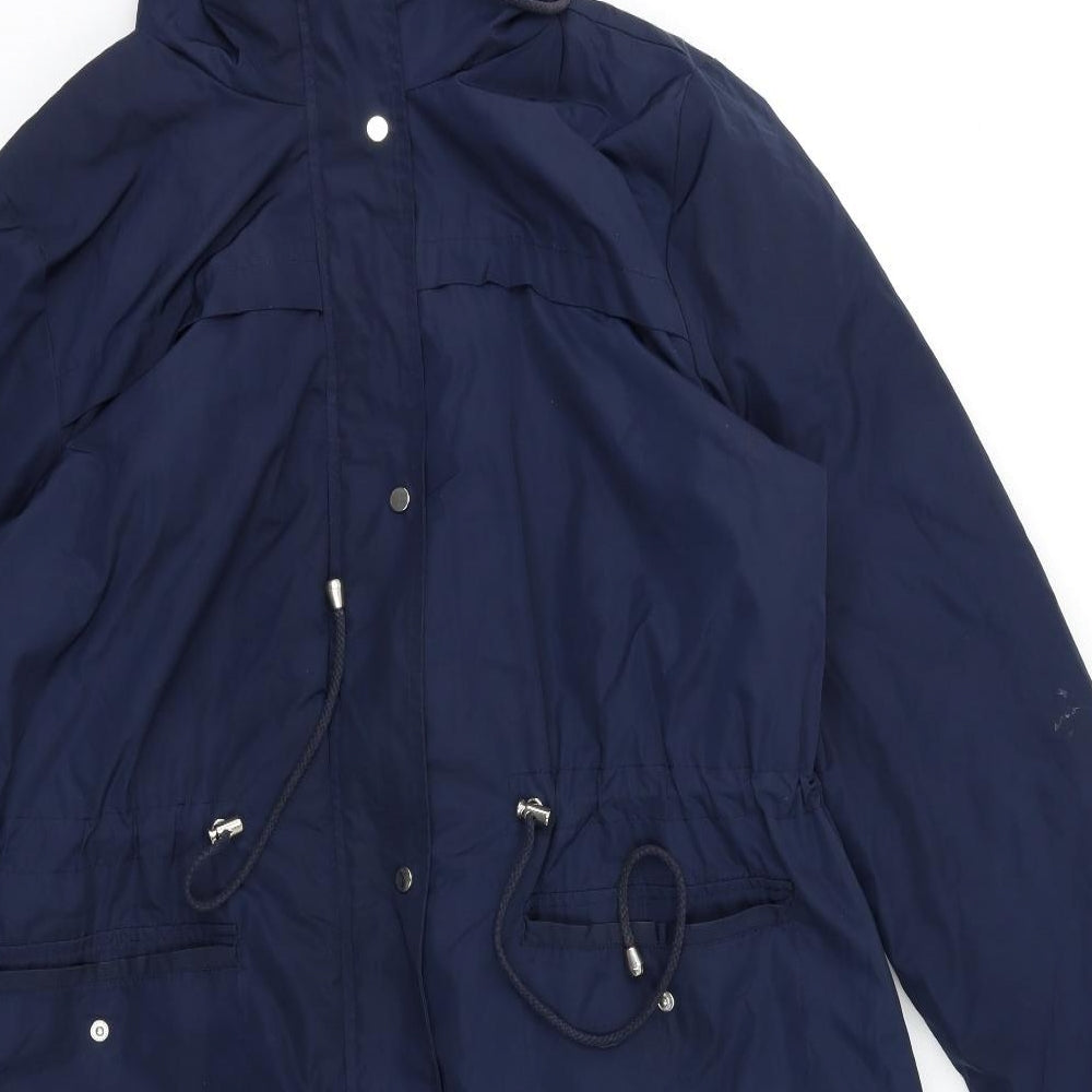 George Womens Blue   Overcoat Coat Size 18