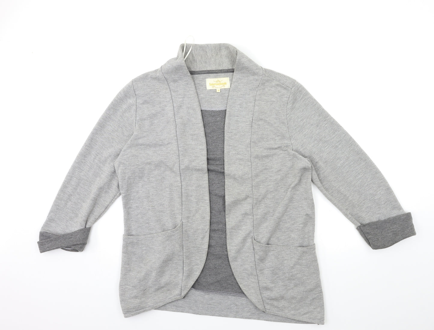 Internacionale Womens Grey   Cardigan Jumper Size 18