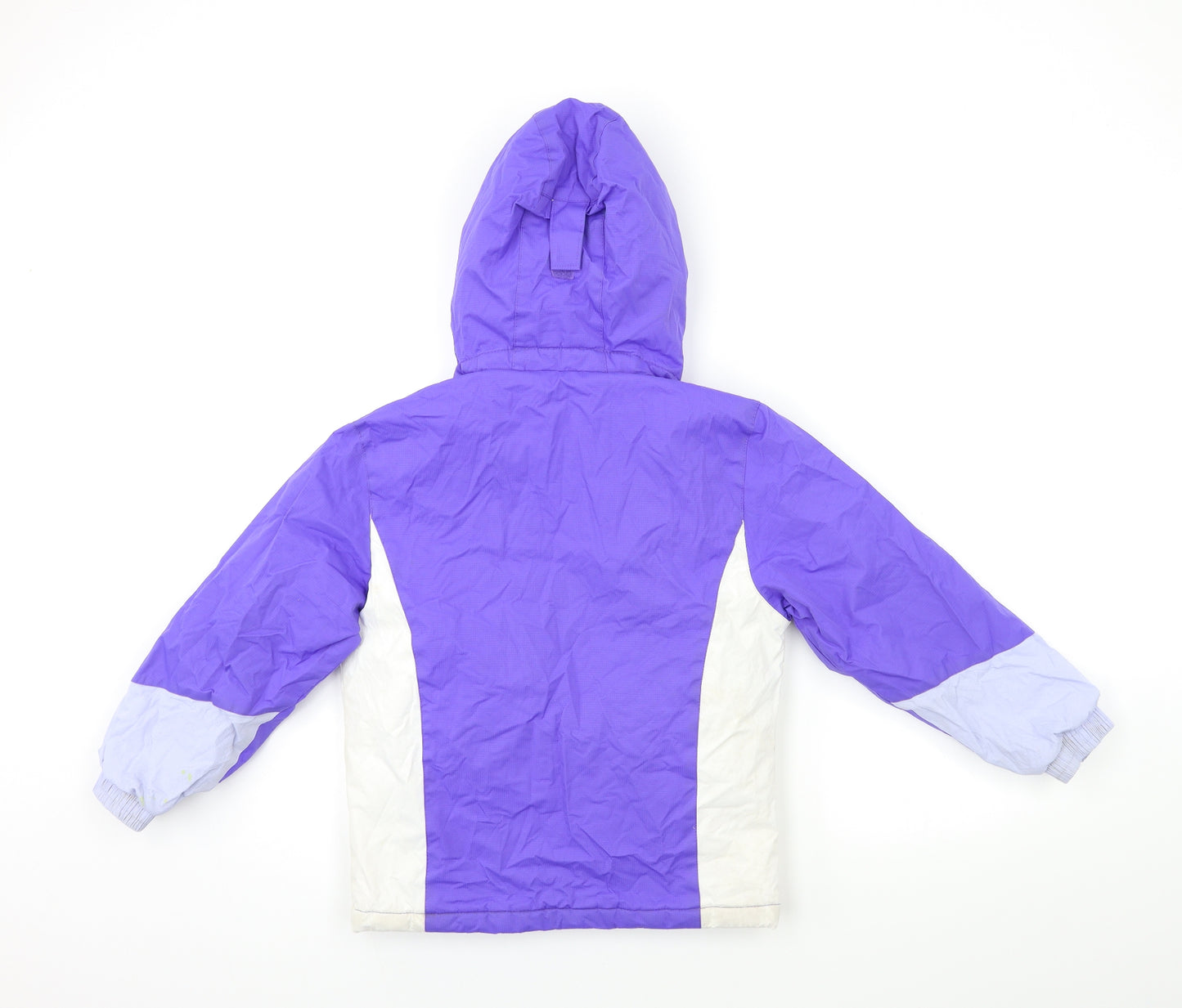 Mountain Warehouse Girls Purple   Rain Coat Coat Size 7-8 Years