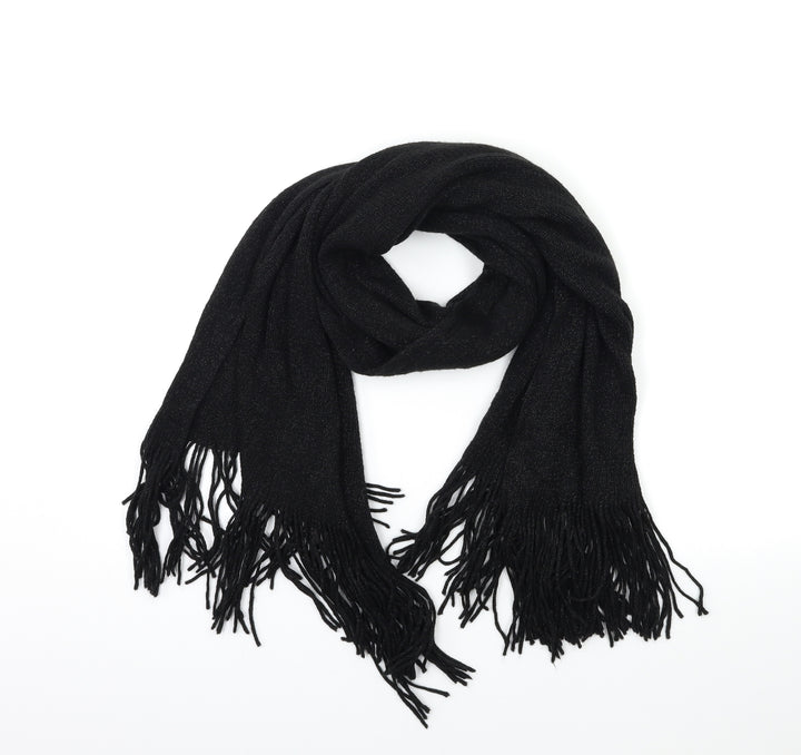 Preworn Womens Black    Scarf