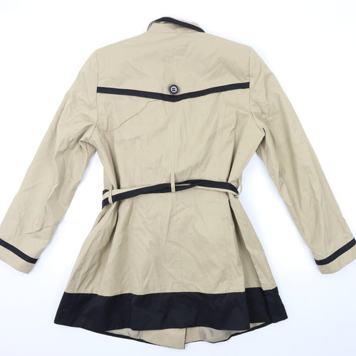 Principles Womens Beige   Trench Coat Coat Size 16