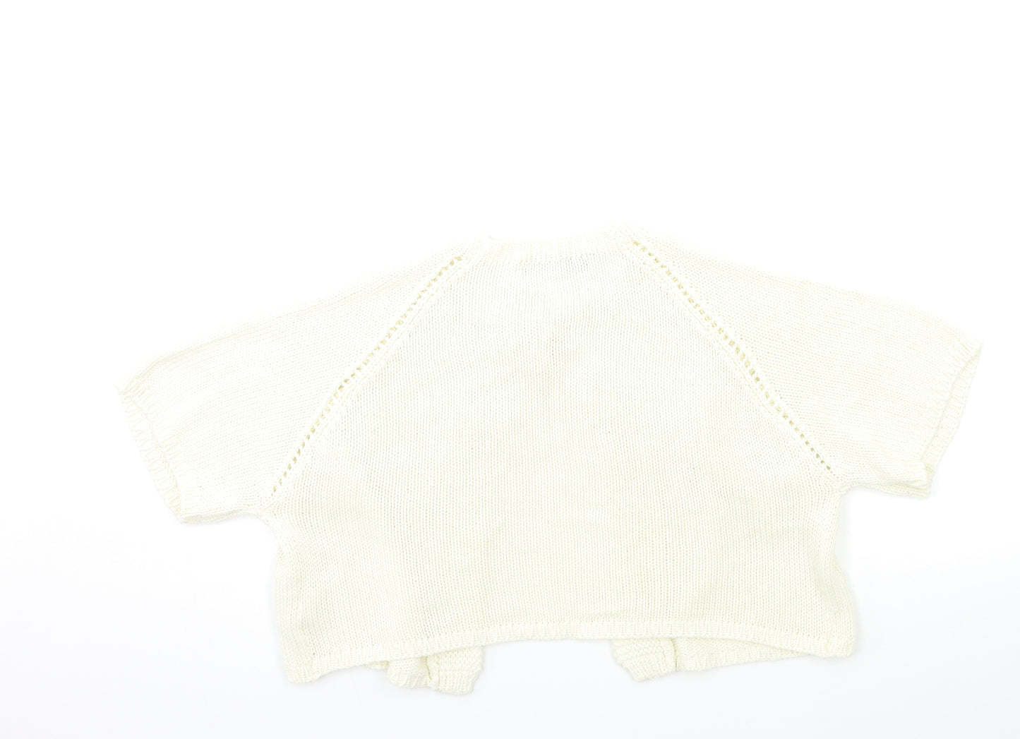 Zara Womens Beige  Knit Cardigan Jumper Size M
