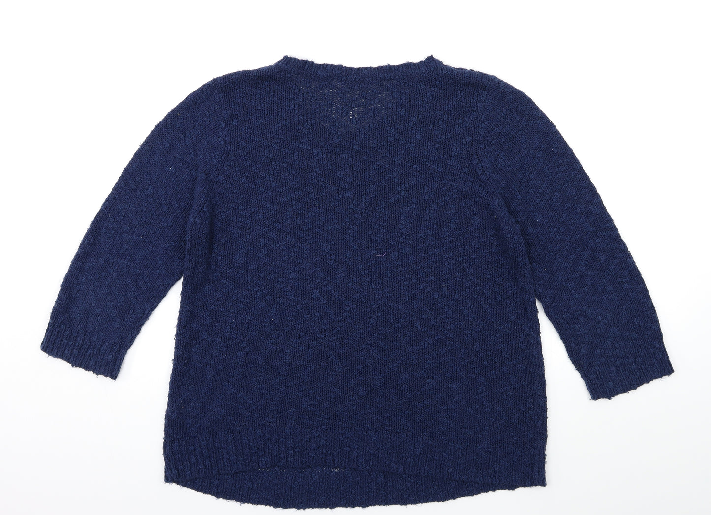 BHS Womens Blue  Knit Pullover Jumper Size 20