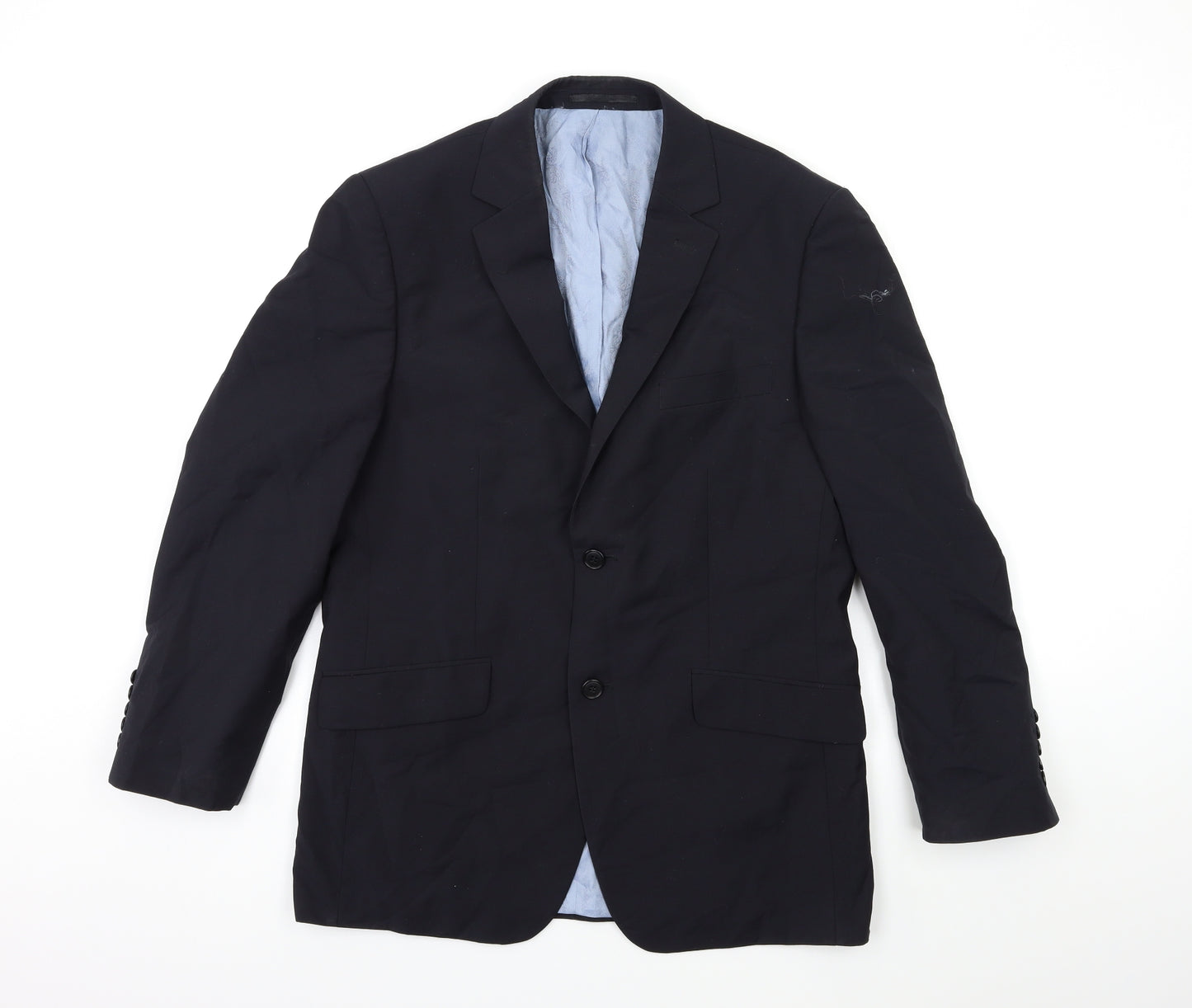 Preworn Mens Black   Jacket Suit Jacket Size 40