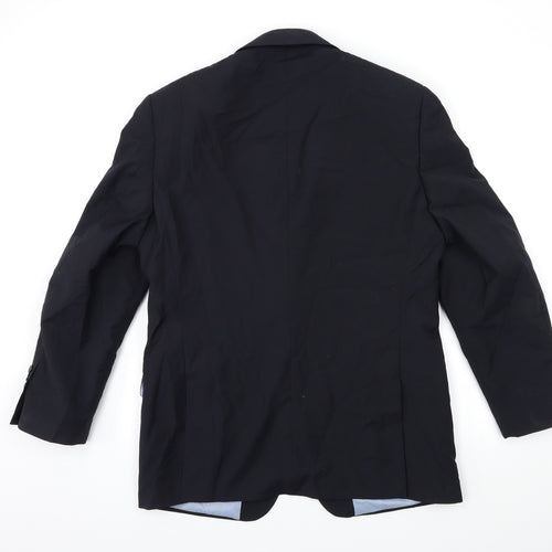 Preworn Mens Black   Jacket Suit Jacket Size 40