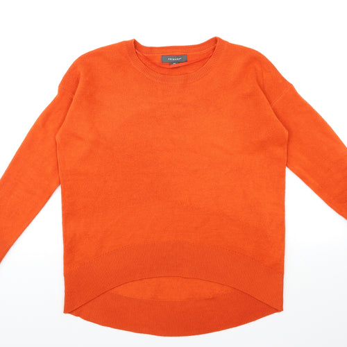Primark Womens Orange  Knit Pullover Jumper Size 4