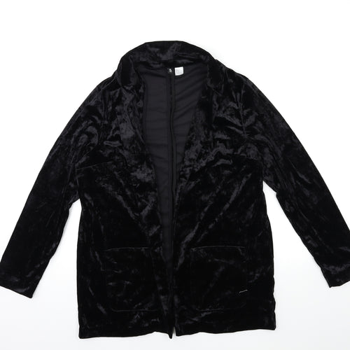 H&M Womens Black   Jacket Blazer Size M
