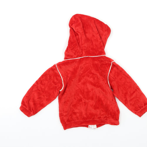 OZONA Girls Red   Full Zip Hoodie Size 2 Years