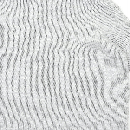 Primark Womens Grey  Knit Pullover Jumper Size 4