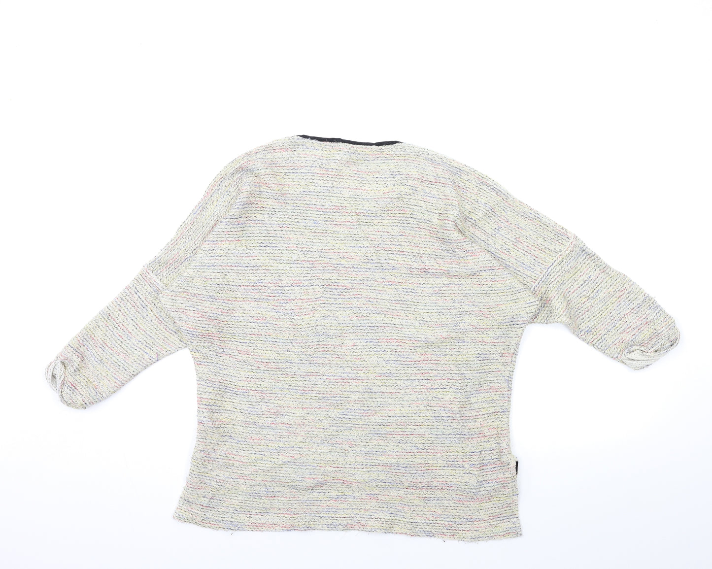 Topshop Womens Beige  Knit Pullover Jumper Size 8