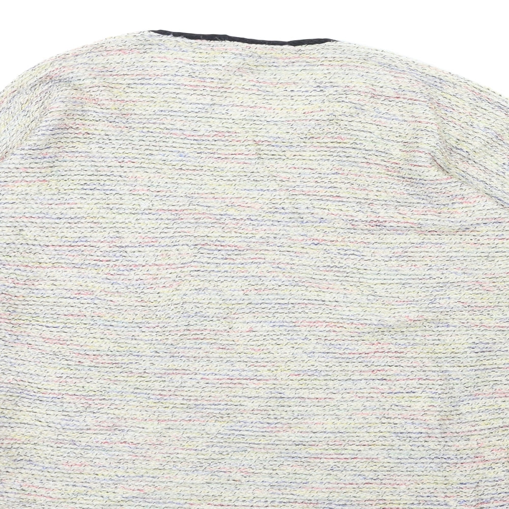 Topshop Womens Beige  Knit Pullover Jumper Size 8