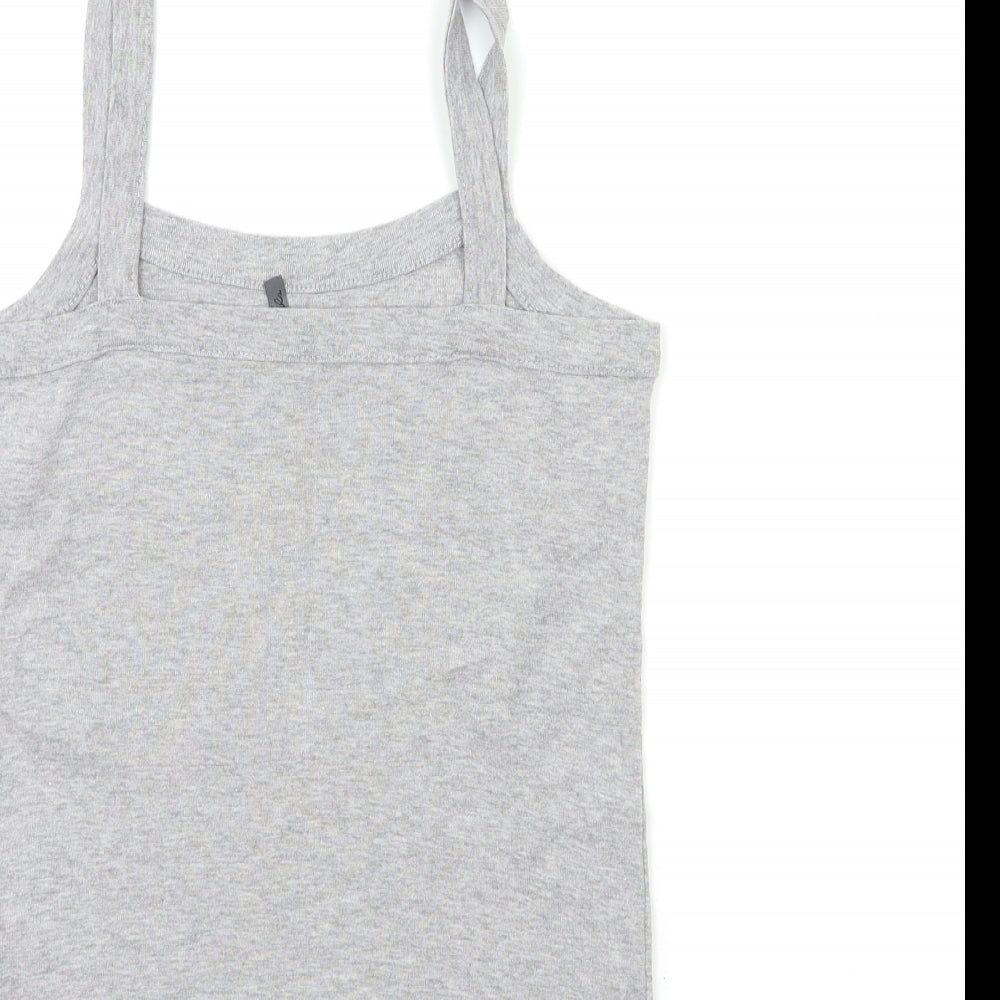 EVIE Womens Grey   Basic Tank Size 10