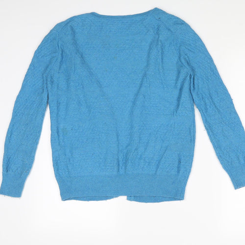 Topshop Womens Blue   Cardigan Jumper Size 10
