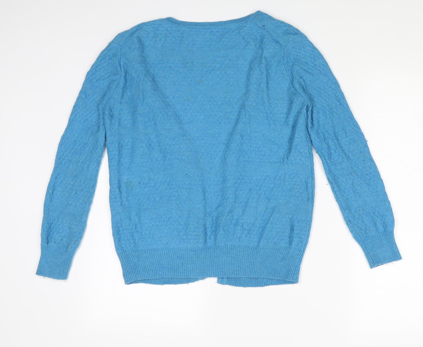 Topshop Womens Blue   Cardigan Jumper Size 10
