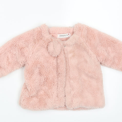 Babaluno Girls Pink   Jacket Coat Size 3-6 Months