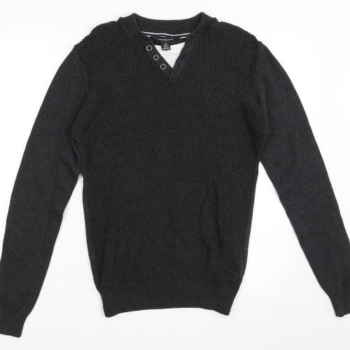 Cedar Wood State Mens Black   Pullover Jumper Size S