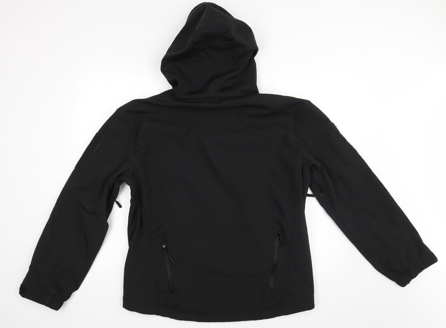 Preworn Mens Black   Full Zip Hoodie One Size