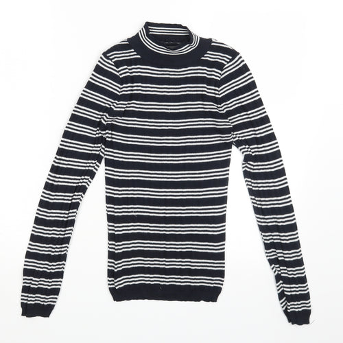 Primark Womens Multicoloured Striped  Pullover Sweatshirt Size 2XS