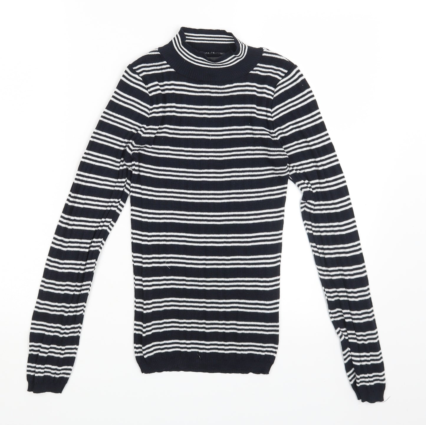 Primark Womens Multicoloured Striped  Pullover Sweatshirt Size 2XS