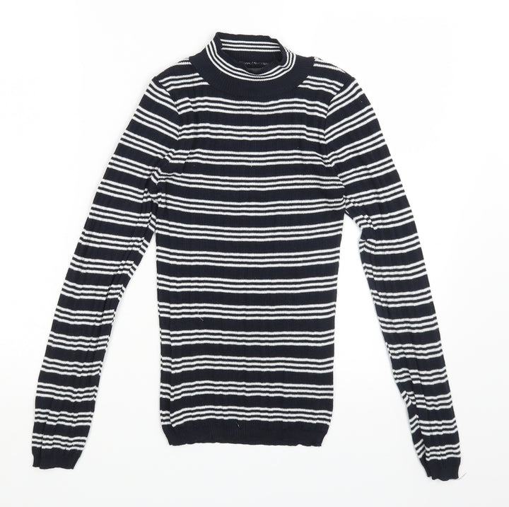 Primark Womens Multicoloured Striped  Pullover Sweatshirt Size 2XS