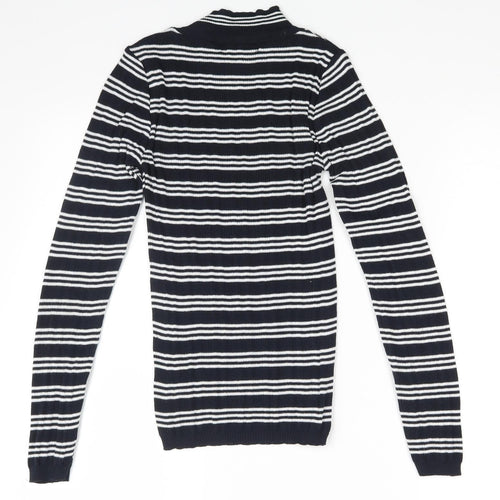 Primark Womens Multicoloured Striped  Pullover Sweatshirt Size 2XS